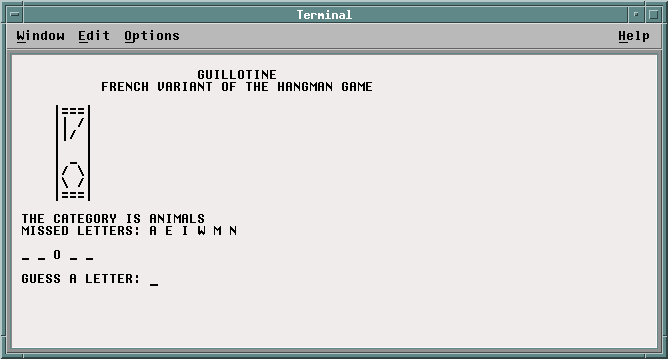 Guillotine in FORTRAN 77