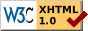 valid XHTML 1.0