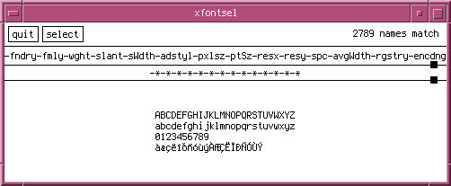 xfontsel